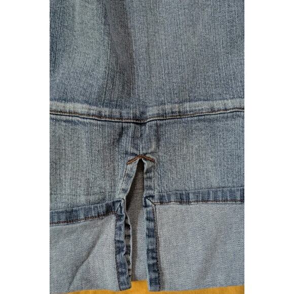 Ladies Faded Glory Embellished Blue Jeans/Capris Size 20W 5 Pockets Vintage - Picture 3 of 11